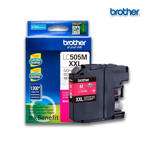 TINTA PARA IMPRESORA BROTHER DCPJ100 / DCPJ105 / MFCJ200 MAGENTA LC-505M