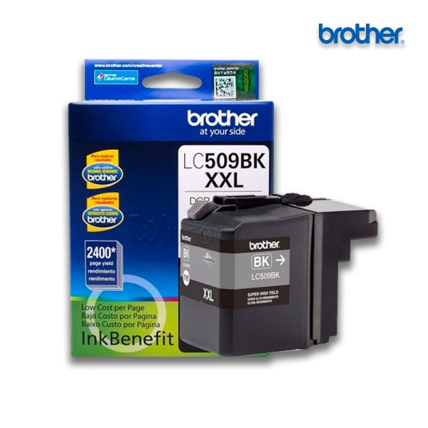 TINTA PARA IMPRESORA BROTHER DCPJ100 / DCPJ105 / MFCJ200 BLACK LC-509BK