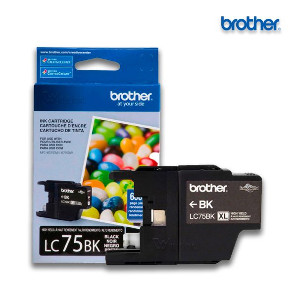 TINTA BROTHER  MFC-J6710DW BLACK (600P) LC-75BK