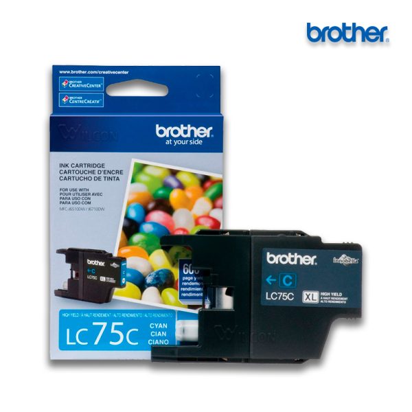 TINTA BROTHER  MFC-J6710DW CYAN (600P) LC-75C