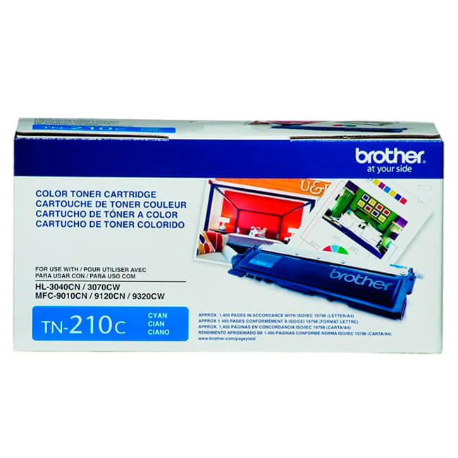 TONER BROTHER HL-3040CN/HL-3070CW/MFC-9120CN CYAN (1400 PAG) TN-210C