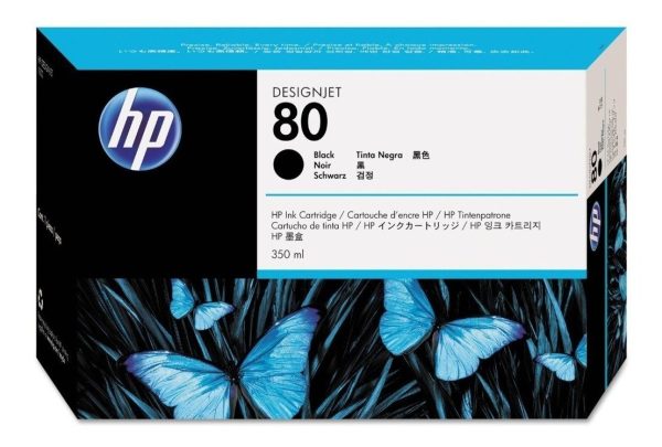 TINTA HP C4871A (80) NEGRO 350ML (1050)