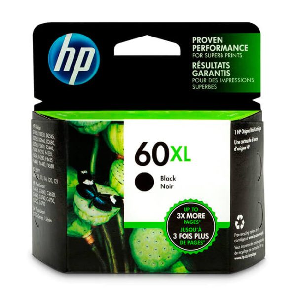 TINTA HP CC641WL (60XL) NEGRO (600 PAG)