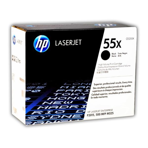 TONER HP CE255X (55X) L.J. CP3015 NEGRO 12.5KPG