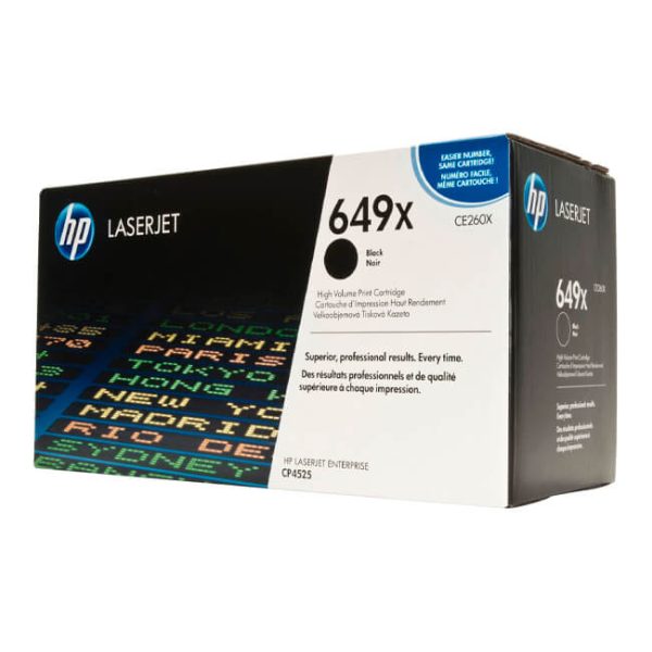 TONER HP CE260X (649X) L.J. CP4525 NEGRO 17KPG