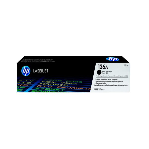 TONER HP CE310A (126A) L.J. CP1025 NEGRO 1200PG