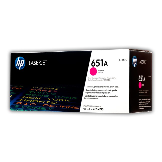 TONER HP CE343A (651A) L.J. ENT 700 MAGENTA 16K PG