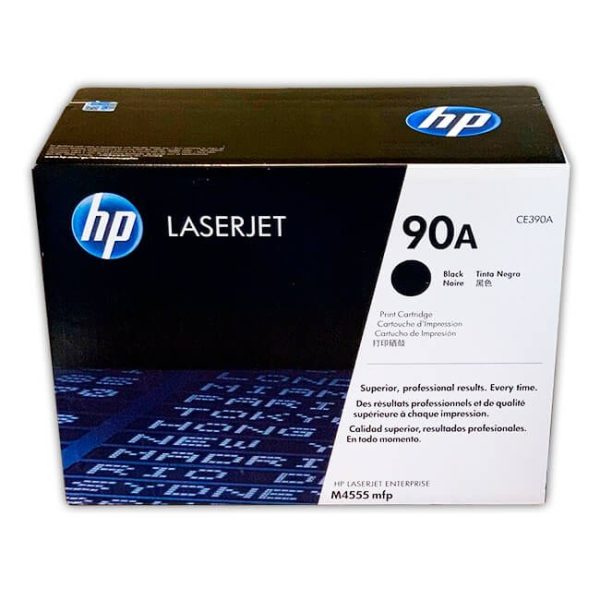 TONER HP CE390A (90A) L.J.4555 BLACK (10K PAG)