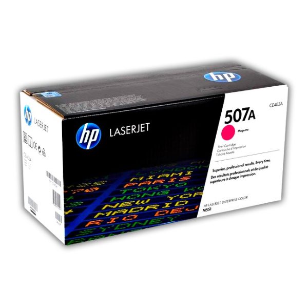 TONER HP CE403A (507A) L.J. M551 MAGENTA 6000PG