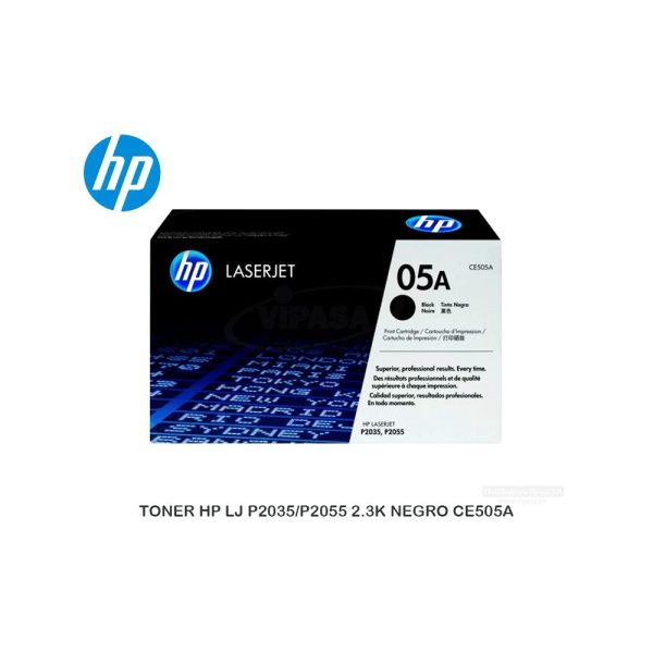 TONER HP CE505A (05A) L.J. P2035 NEGRO 2300PG