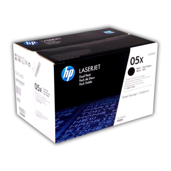 TONER HP CE505XD (05XD) (PACK 2 CE505X)