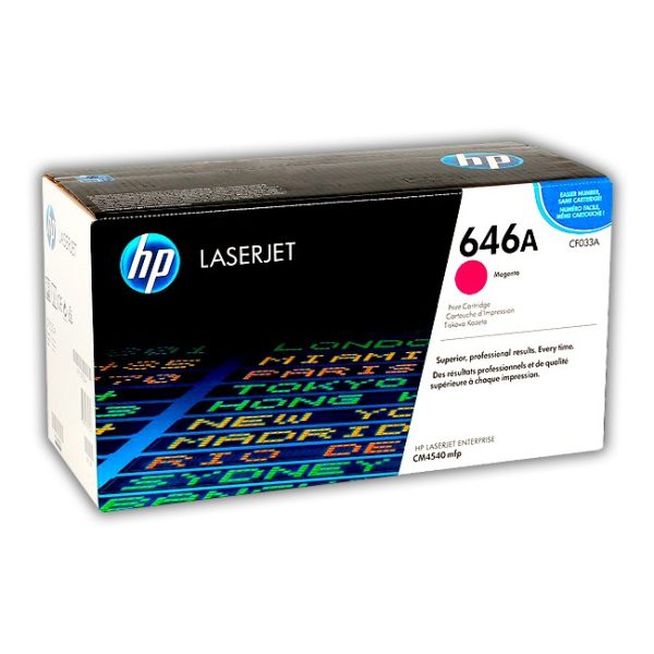 TONER HP CF033A (646A) L.J. CM4540 MAGENTA