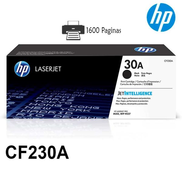 TONER HP CF230A (30A) L.J.P M203DW NEGRO