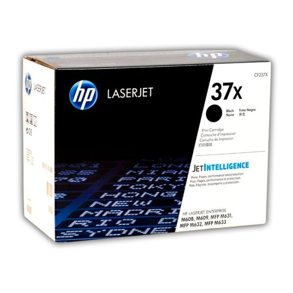 TONER HP CF237X (37X) NEGRO ENT M631 25KPG