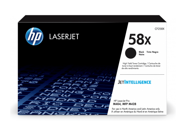 TONER HP CF258X (58X) L.J.P M404 NEGRO