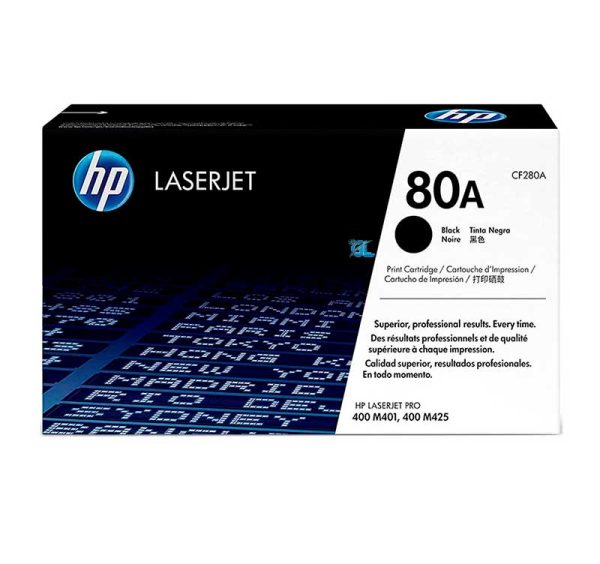 TONER HP CF280A (80A) L.J. M401N NEGRO