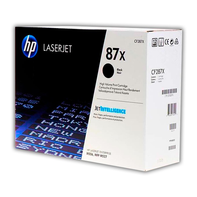 TONER HP CF287X (87X) L.J.E. M506 NEGRO 18K PAG