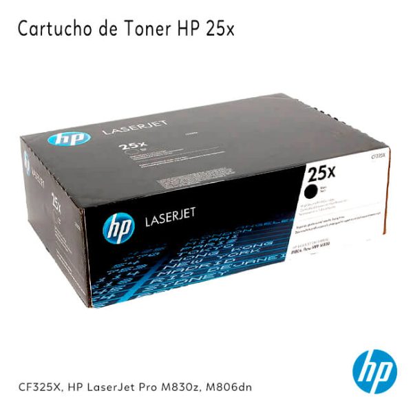 TONER HP CF325X (25X) ENT M806 NEGRO 34.5K PG