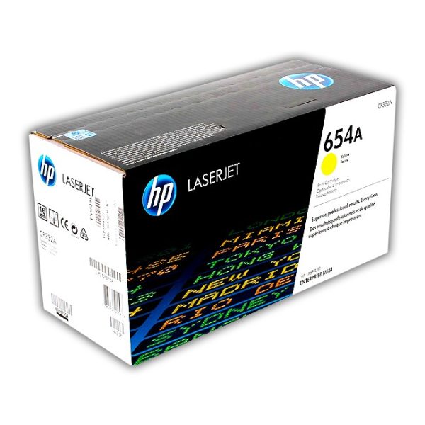 TONER HP CF332A (654A) ENT M651 YELLOW 15.0K PG