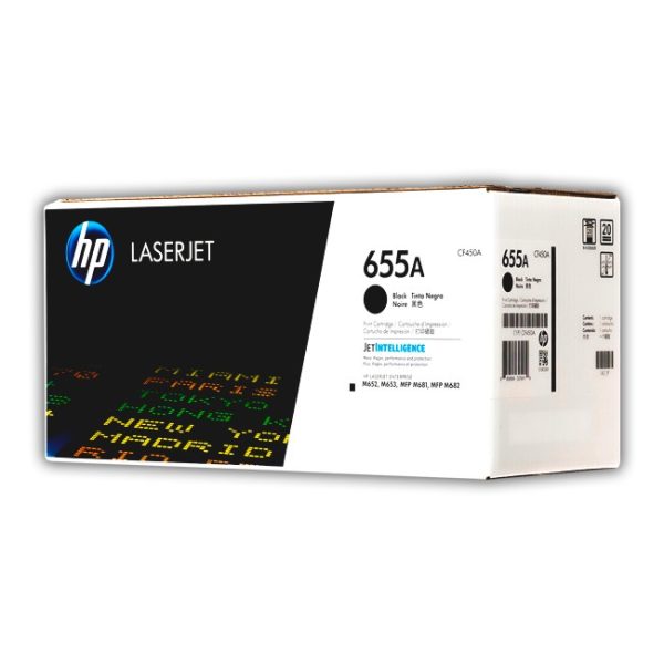 TONER HP CF450A (655A) NEGRO ENT M652/M681 12.5KPG