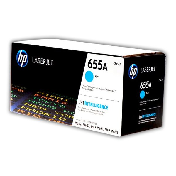 TONER HP CF451A (655A) CYAN ENT M652/M681 10.5KPG