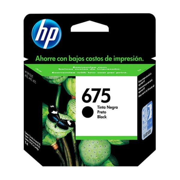 TINTA HP CN690AL (675) NEGRO (600 PAG)