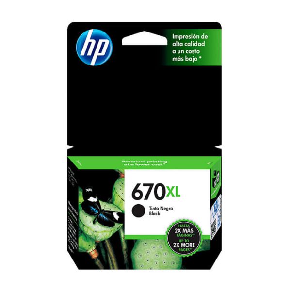 TINTA HP CZ117AL (670XL) NEGRO (550 PAG)