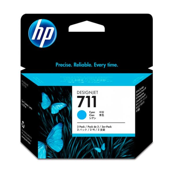 TINTA HP CZ134A (711) CYAN 3 PACK 29 ML