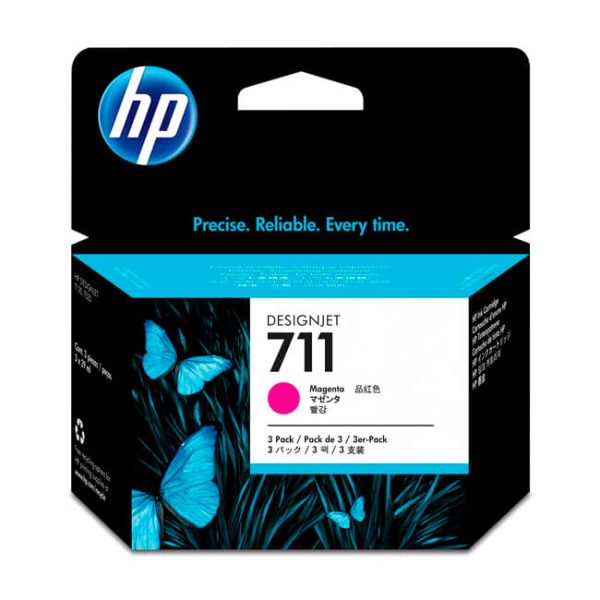 TINTA HP CZ135A (711) MAGENTA 3 PACK 29 ML