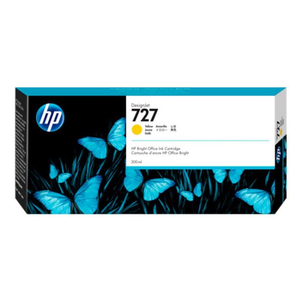 TINTA HP F9J78A (727) 300ML YELLOW