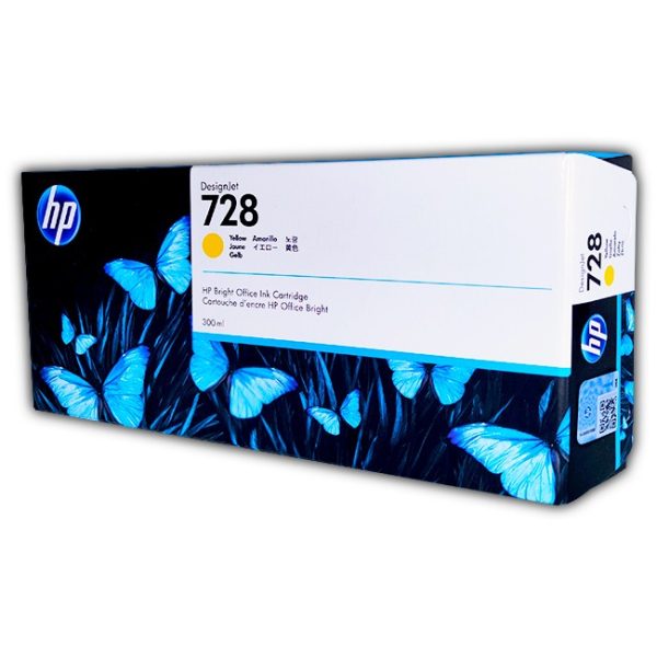 TINTA HP F9K15A (728A) 300ML YELLOW