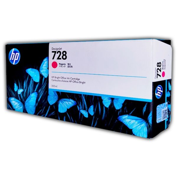 TINTA HP F9K16A (728A) 300ML MAGENTA