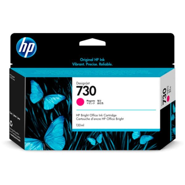 TINTA HP P2V63A (730) 130ML MAGENTA