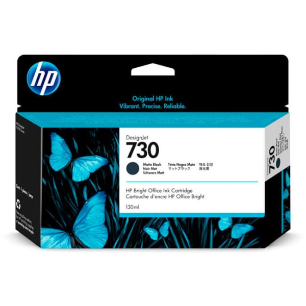 TINTA HP P2V65A (730) 130ML MATTE BLACK