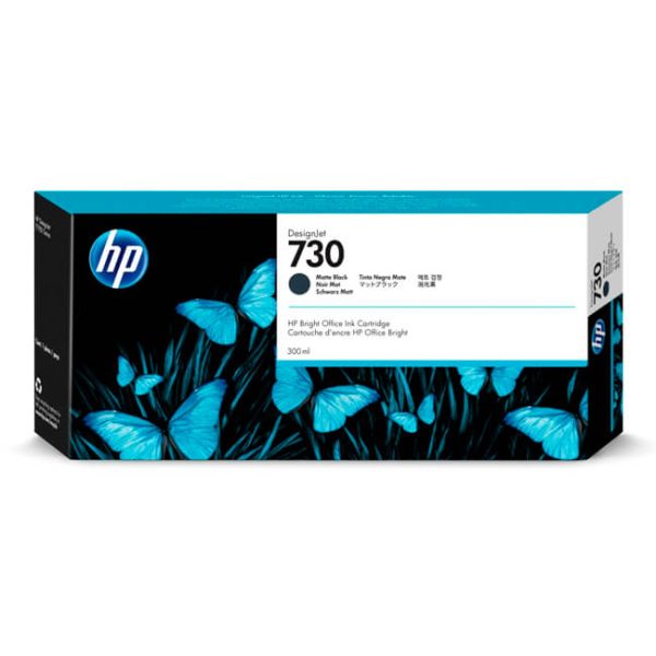 TINTA HP P2V71A (730) 300ML MATTE BLACK
