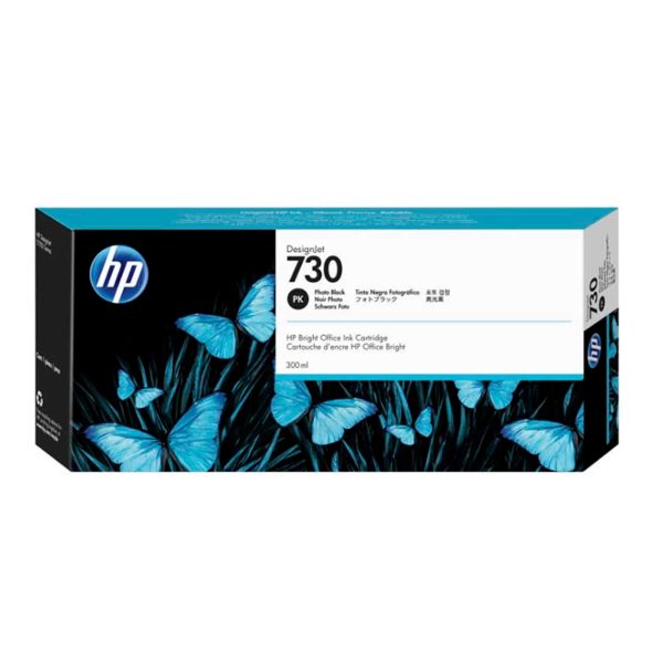 TINTA HP P2V73A (730) 300ML PHOTO BLACK