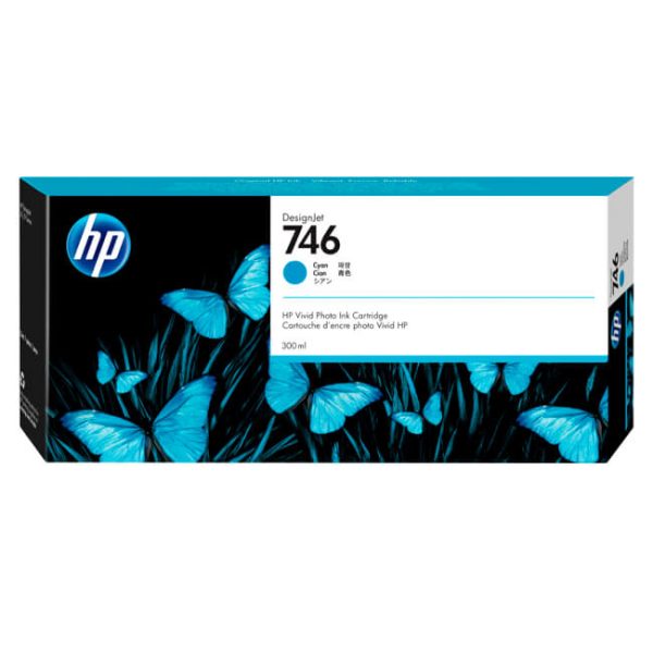 TINTA HP P2V80A (746) 300ML CIAN PARA Z6 Z9