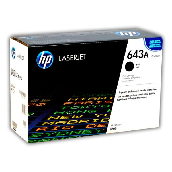 TONER HP Q5950A (643A) L.J. 4700 / BLACK