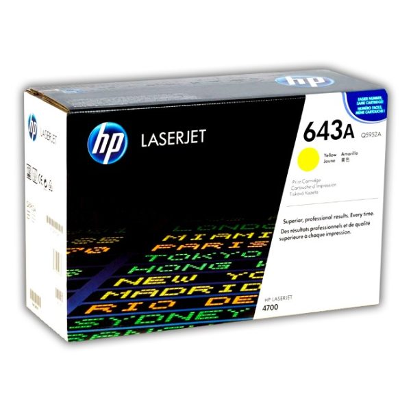 TONER HP Q5952A (643A) L.J. 4700 / YELLOW