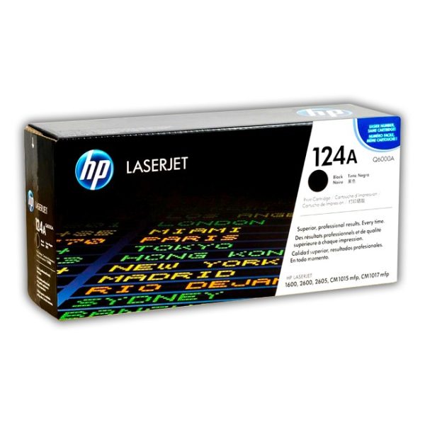TONER HP Q6000A (124A) L.J. 2600 BLACK