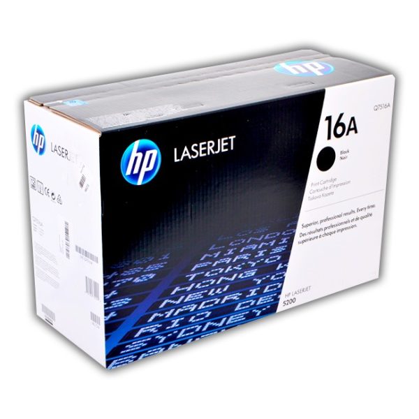 TONER HP Q7516A (16A) L.J. 5200 NEGRO