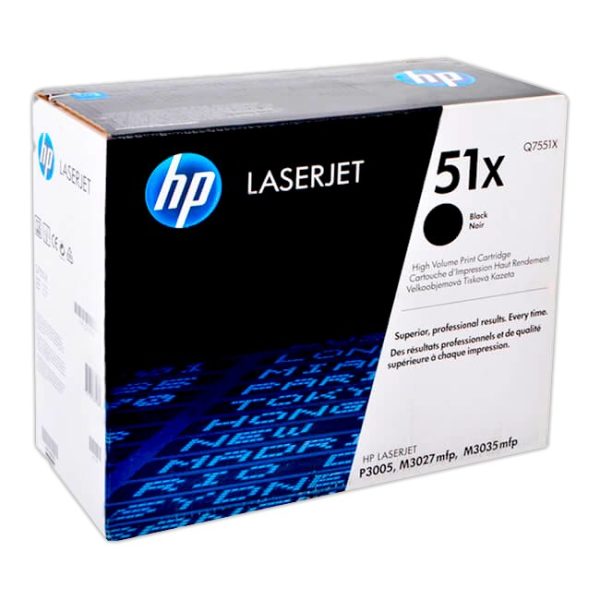 TONER HP Q7551X (51X) L.J. P3005X NEGRO