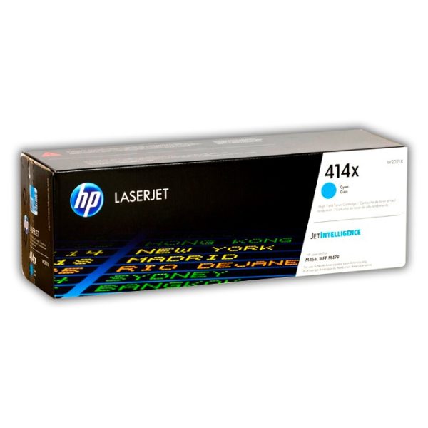 TONER HP W2021X (414X) L.J. M454 CYAN 6,000 PGS