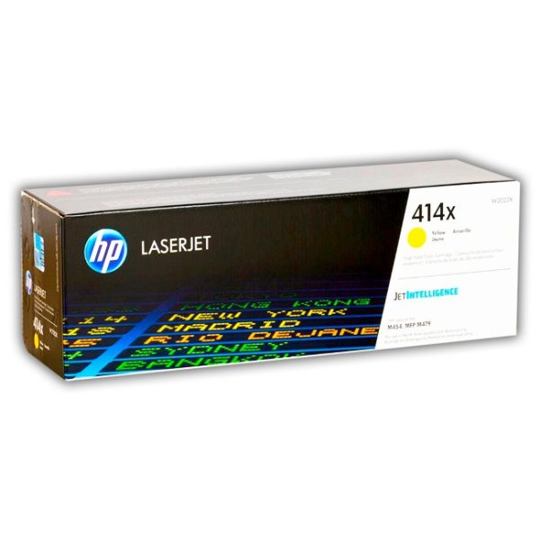 TONER HP W2022X (414X) L.J. M454 YELLOW 6,000 PGS