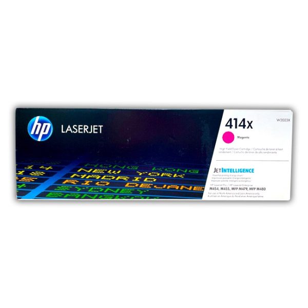 TONER HP W2023X (414X) L.J. M454 MAGENTA 6,000 PGS