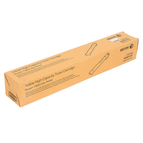 TONER XEROX 106R01445 YELLOW PHASER 7500