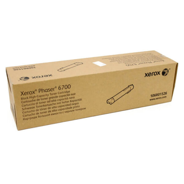 TONER XEROX 106R01526 BLACK ALTA CAPACIDAD (PH 6700)