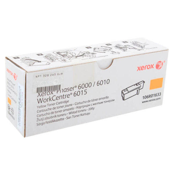 TONER XEROX 106R01633 YELLOW PARA 6000/6010