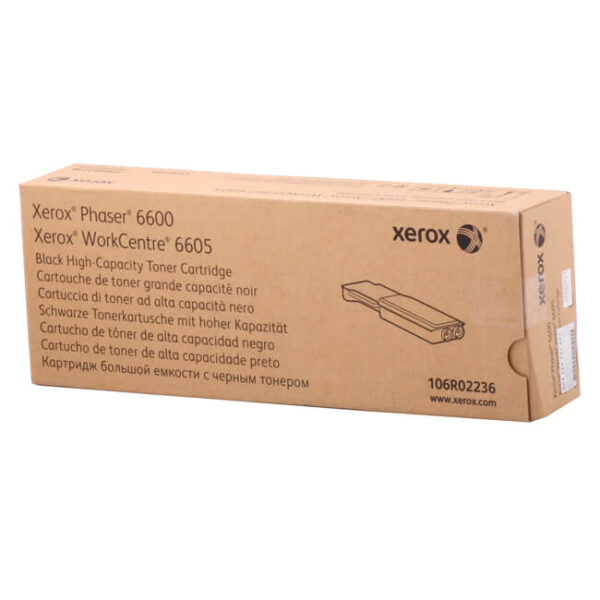 TONER XEROX 106R02236 BLACK ALTA CAP. PARA PH 6600