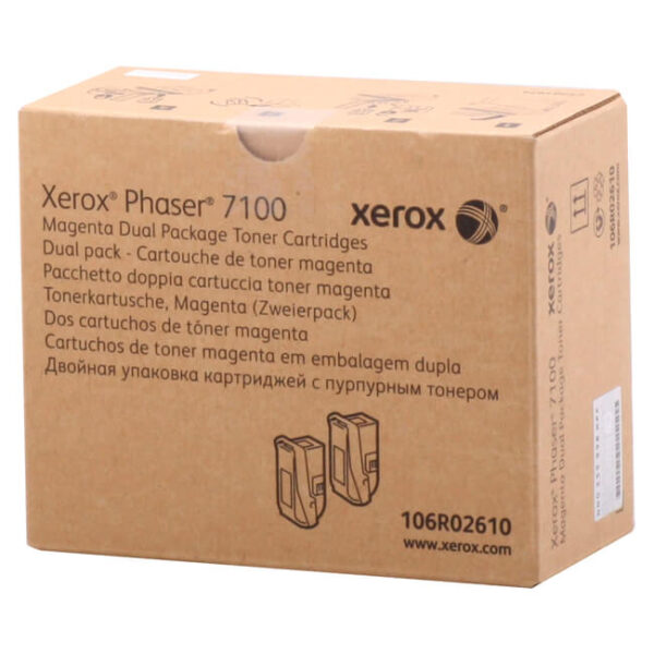 TONER XEROX 106R02610 DUAL PACK MAGENTA PARA PHASER 7100